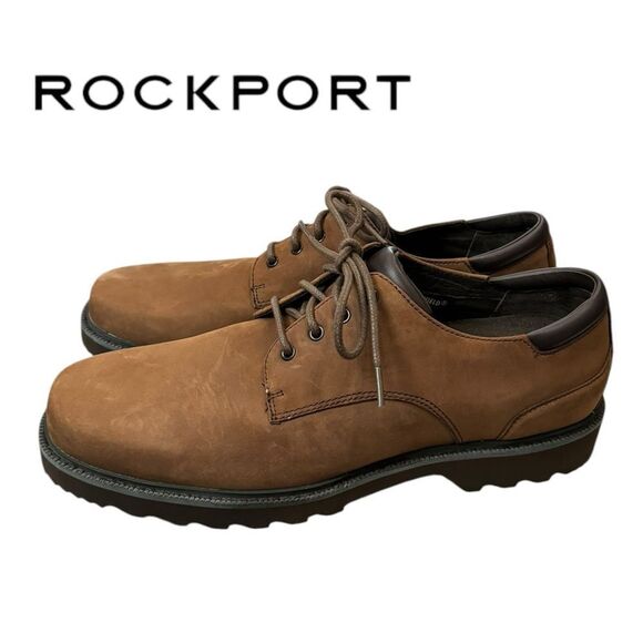 New Rockport Men\'s Northfield Espresso Nubuck Leather Waterproof Oxford Shoes 13 main image 4